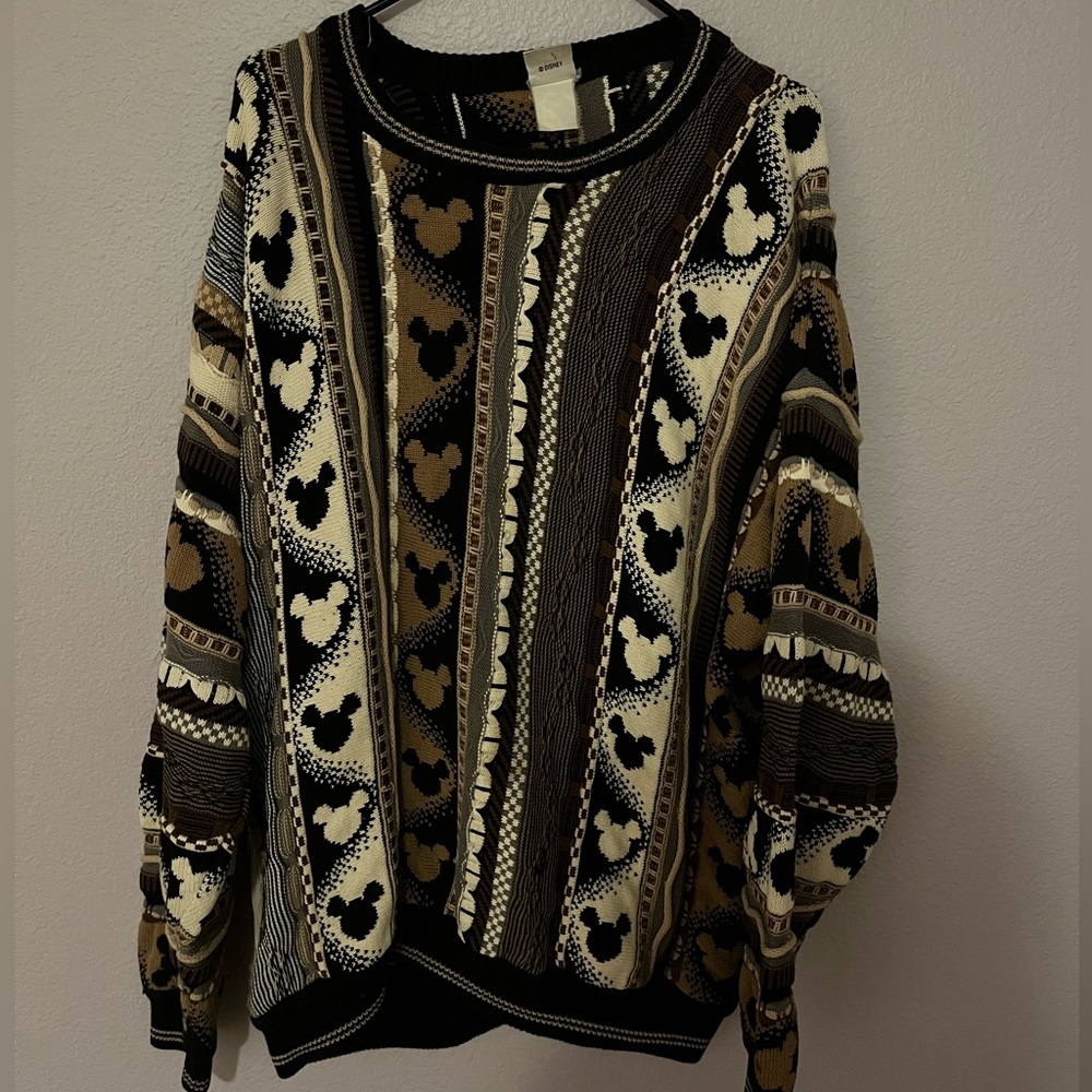 Vintage Disney Catalog Coogi- style sweater